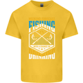 Weekend Fishing Funny Alcohol Beer Kids T-Shirt Childrens Yellow