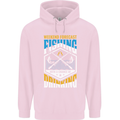 Weekend Fishing Funny Alcohol Beer Mens 80% Cotton Hoodie Light Pink