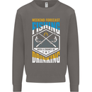 Weekend Fishing Funny Alcohol Beer Mens Sweatshirt Jumper Charcoal