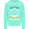 Weekend Fishing Funny Alcohol Beer Mens Sweatshirt Jumper Peppermint