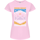 Weekend Fishing Funny Alcohol Beer Womens Petite Cut T-Shirt Light Pink