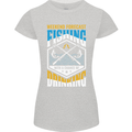 Weekend Fishing Funny Alcohol Beer Womens Petite Cut T-Shirt Sports Grey