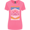 Weekend Fishing Funny Alcohol Beer Womens Wider Cut T-Shirt Azalea