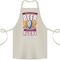 Weekend Forecast Beer Alcohol Rugby Funny Cotton Apron 100% Organic Natural