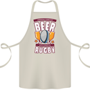 Weekend Forecast Beer Alcohol Rugby Funny Cotton Apron 100% Organic Natural