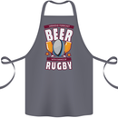 Weekend Forecast Beer Alcohol Rugby Funny Cotton Apron 100% Organic Steel