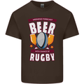 Weekend Forecast Beer Alcohol Rugby Funny Kids T-Shirt Childrens Chocolate