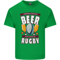 Weekend Forecast Beer Alcohol Rugby Funny Mens Cotton T-Shirt Tee Top Irish Green