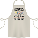 Weekend Forecast Cycling Cyclist Bicycle Cotton Apron 100% Organic Natural