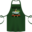 Weekend Forecast Golf with a Chance of Drinking Cotton Apron 100% Organic Forest Green