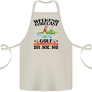 Weekend Forecast Golf with a Chance of Drinking Cotton Apron 100% Organic Natural