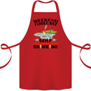 Weekend Forecast Golf with a Chance of Drinking Cotton Apron 100% Organic Red