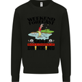 Weekend Forecast Golf with a Chance of Drinking Mens Sweatshirt Jumper Black