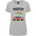 Weekend Forecast Golf with a Chance of Drinking Womens Wider Cut T-Shirt Sports Grey
