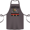 Weekend Forecast Motorbikes Cotton Apron 100% Organic Dark Grey