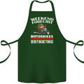 Weekend Forecast Motorbikes Cotton Apron 100% Organic Forest Green