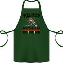 Weekend Forecast Motorbikes Cotton Apron 100% Organic Forest Green
