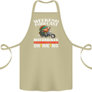 Weekend Forecast Motorbikes Cotton Apron 100% Organic Khaki