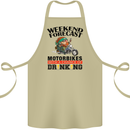 Weekend Forecast Motorbikes Cotton Apron 100% Organic Khaki