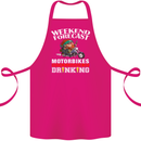 Weekend Forecast Motorbikes Cotton Apron 100% Organic Pink