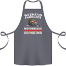 Weekend Forecast Motorbikes Cotton Apron 100% Organic Steel