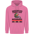 Weekend Forecast Motorbikes Mens 80% Cotton Hoodie Azelea