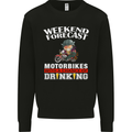 Weekend Forecast Motorbikes Mens Sweatshirt Jumper Black