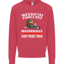 Weekend Forecast Motorbikes Mens Sweatshirt Jumper Heliconia
