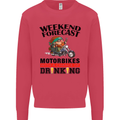 Weekend Forecast Motorbikes Mens Sweatshirt Jumper Heliconia