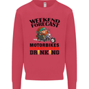 Weekend Forecast Motorbikes Mens Sweatshirt Jumper Heliconia