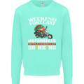 Weekend Forecast Motorbikes Mens Sweatshirt Jumper Peppermint