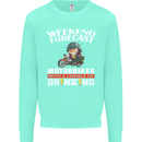 Weekend Forecast Motorbikes Mens Sweatshirt Jumper Peppermint