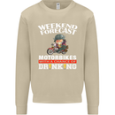 Weekend Forecast Motorbikes Mens Sweatshirt Jumper Sand