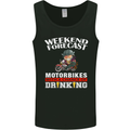 Weekend Forecast Motorbikes Mens Vest Tank Top Black