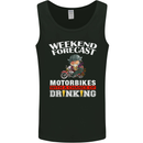 Weekend Forecast Motorbikes Mens Vest Tank Top Black