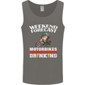 Weekend Forecast Motorbikes Mens Vest Tank Top Charcoal