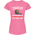 Weekend Forecast Motorbikes Womens Petite Cut T-Shirt Azalea