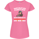 Weekend Forecast Motorbikes Womens Petite Cut T-Shirt Azalea