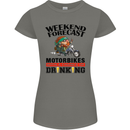 Weekend Forecast Motorbikes Womens Petite Cut T-Shirt Charcoal