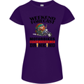 Weekend Forecast Motorbikes Womens Petite Cut T-Shirt Purple
