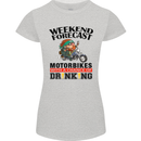 Weekend Forecast Motorbikes Womens Petite Cut T-Shirt Sports Grey
