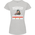 Weekend Forecast Motorbikes Womens Petite Cut T-Shirt Sports Grey
