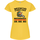 Weekend Forecast Motorbikes Womens Petite Cut T-Shirt Yellow