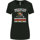 Weekend Forecast Motorbikes Womens Wider Cut T-Shirt Black