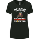 Weekend Forecast Motorbikes Womens Wider Cut T-Shirt Black