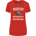 Weekend Forecast Motorbikes Womens Wider Cut T-Shirt Red