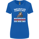 Weekend Forecast Motorbikes Womens Wider Cut T-Shirt Royal Blue