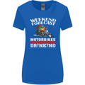 Weekend Forecast Motorbikes Womens Wider Cut T-Shirt Royal Blue