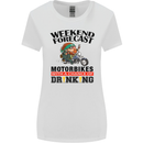 Weekend Forecast Motorbikes Womens Wider Cut T-Shirt White