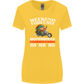 Weekend Forecast Motorbikes Womens Wider Cut T-Shirt Yellow